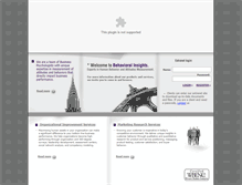 Tablet Screenshot of behavioralinsights.com